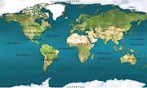 Mappa geografica Mondo. Viaggiare