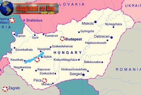 Mappa geografica Ungheria