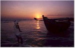 Orissa - Pescatori sulla spiaggia di Puri