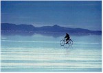 Salar Uyuni - Un ciclista...