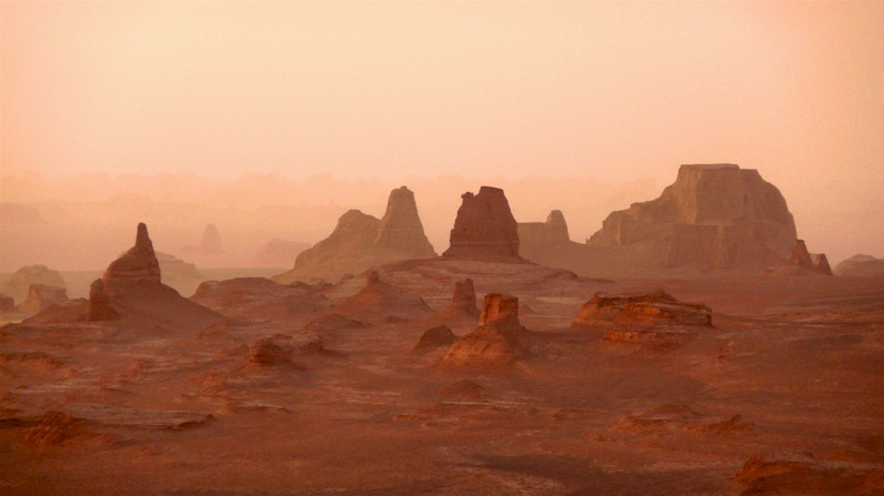 Panorama Deserto del Dasht-e Lut, di Riccardo Sideri