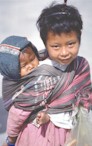 Foto a una bambina dal nome Sisila, Kathmandu (Nepal), di Guido Spinelli